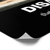 象おもしろい、失望(日をハンプしない) ポスター (角)