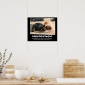 象おもしろい、失望(日をハンプしない) ポスター (キッチン)