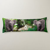 象およびジャングル ボディピロー (裏面)