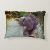 象および水 アクセントクッション (裏面)