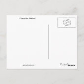 象およびMahout Chiang Mai、タイの郵便はがき ポストカード (裏面)