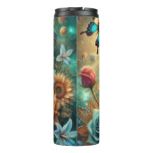 象お洒落のフローラファンタジー タンブラー (裏面)