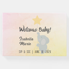 象お洒落の園芸とパーティー ゲストブック