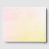 象お洒落の園芸とパーティー ゲストブック (裏面)