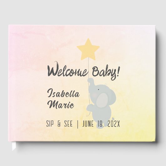 象お洒落の園芸とパーティー ゲストブック (正面)