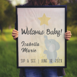 象お洒落の園芸とパーティー ポスター