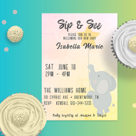 象お洒落の園芸 招待状