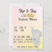 象お洒落の園芸 招待状 (正面)