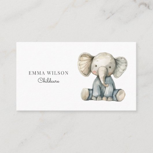 象お洒落託名刺 名刺 (正面)