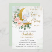 象お洒落2月2日 招待状 (正面/裏面)