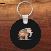 象かわいらしのインディアン装身具 キーホルダー (正面)