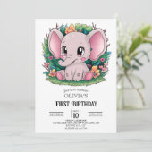象かわいらし生誕生日報 招待状 (スタンド正面)