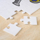 象がハンドボールスポーツで ジグソーパズル (側面)