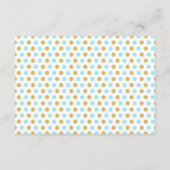 象がブックカードを持って来る青い金ゴールドキラキラ星 エンクロージャーカード (裏面)