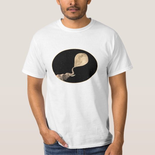 象が満月になる Tシャツ (正面)