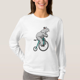 象が自転車でサーカスに Tシャツ