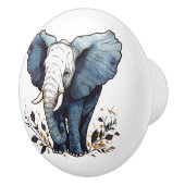 象が藪の中を突き抜ける セラミックノブ (右)