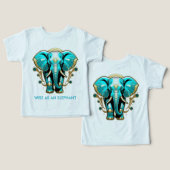 象として賢い (デザイン正面&裏面)