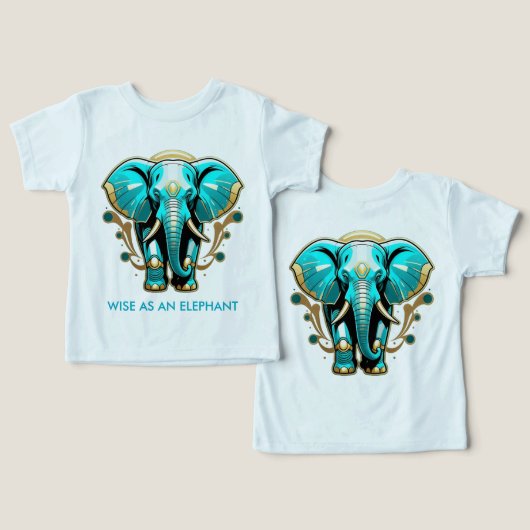 象として賢い (デザイン正面&裏面)