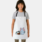 象とコーヒーポット エプロン (インサイチュ)