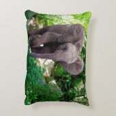 象とジャングル アクセントクッション (裏面(縦))