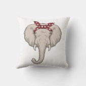 象とバンダナ クッション (裏面)