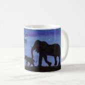 象とベビー コーヒーマグカップ (正面右)