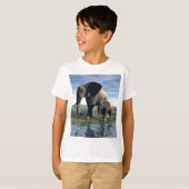 象とベビー Tシャツ (正面フル)