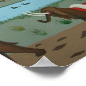 象と一角 ポスター (角)