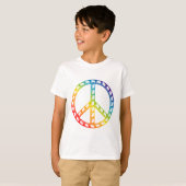 象と平和のシンボル Tシャツ (正面フル)