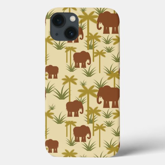 象と手のひらが迷彩を放つ Case-Mate iPhoneケース (裏面)