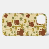 象と手のひらが迷彩を放つ Case-Mate iPhoneケース (裏面 (横))