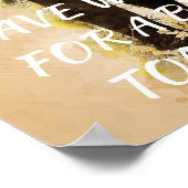 象と救野生動物の未来 ポスター (角)