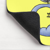 象と木のペッカーの誤解 マウスパッド (コーナー)