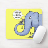 象と木のペッカーの誤解 マウスパッド (マウス)
