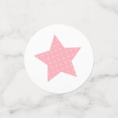 象と母の女の子の赤ちゃんシャワー コンフェッティ (スモール正面)