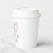 象と蝶の紙カップ 紙コップ (左)