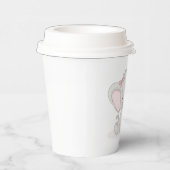 象と蝶の紙カップ 紙コップ (右)