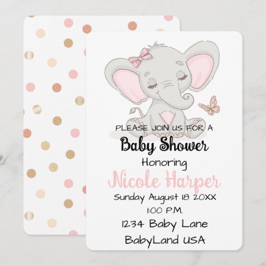 象と蝶 シーズンカード (正面/裏面)