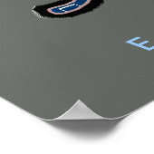 象と音楽のノート ポスター (角)