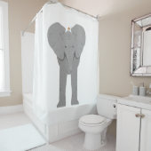 象と鳥 シャワーカーテン (インサイチュ)