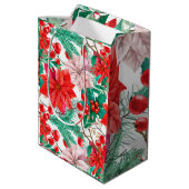 象と鹿のカスタマイズ文字と名 ミディアムペーパーバッグ (裏面アングル)