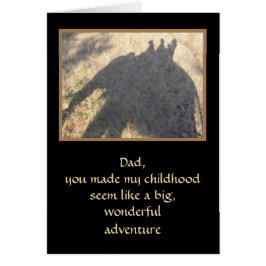 象に乗った3人のシルエット