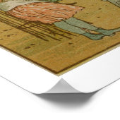 象に乗る子供たち(リトボ) ポスター (角)