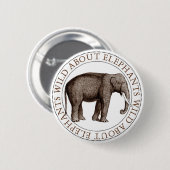 象に夢中である 缶バッジ (正面&裏面)