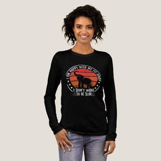 象のように強い トライブレンドTシャツ (正面全体)