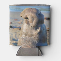 象のアザラシの雄牛 缶クーラー