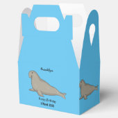 象のアザラシ漫画イラストレーション フェイバーボックス (オープン)