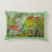 象のイメージのアクセントの枕 アクセントクッション (裏面)