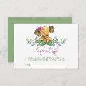 象のオムツくじ挿入カード エンクロージャーカード (正面/裏面)